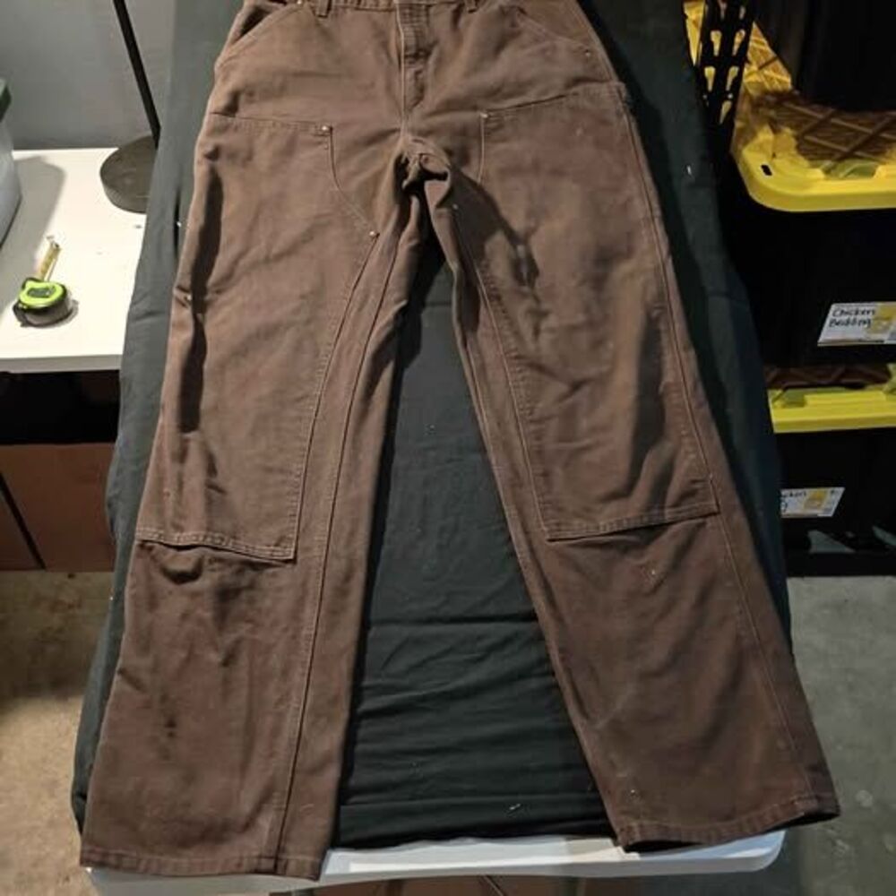 Carhartt B136 DKB Double Knee Dungaree Fit Pants 36x36